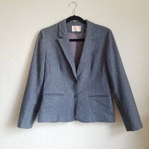 Pendleton Gray Wool Blazer Coat Jacket Size 6